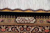 クムシルクの玄関じゅうたん高品質ブラウン色56031