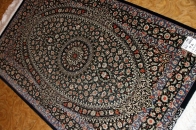 最高級敷物手織りクムペルシャ絨毯48053