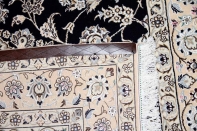 シックな色彩と豪華なデザイン手織りペルシャラグナイン59028