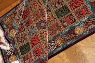 とてもカラフルなヘシティー模様高級シルク57012