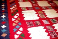 キリムラグのソファー前サイズペルシャ600003