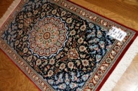 玄関マットクムシルク手織り高級絨毯48001