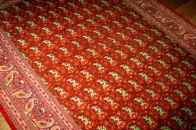 手織ペルシャセンターラグペルシャシルク絨毯2622