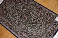 最高級敷物手織りクムペルシャ絨毯48053