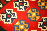 キリムのセンターラグ、激安キリム8069