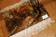 ペルシャ絨毯タペストリータブリーズ自然風景49108