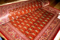 手織ペルシャセンターラグペルシャシルク絨毯2622