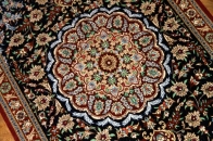 玄関マットクムシルク手織り高級絨毯48001