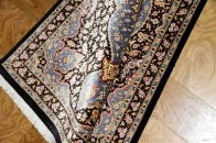 シックな玄関マット手織りペルシャ絨毯49033