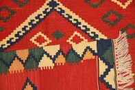 高品質のシラズキリムセンターラグウール7020