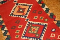 高品質のシラズキリムセンターラグウール7020