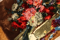 花絨毯ペルシャ絨毯フラワーデザイン50108