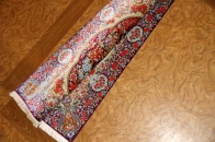 花模様シルク手織りペルシャ絨毯玄関マットサイズ56049