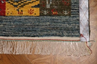 織り方細かいギャッベイラン製羊毛ウールの細かい織り方26291