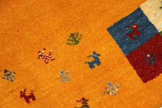 コルデスタンギャッベのリズバフト、高品質ギャッベ28127