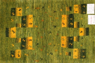 高品質手織りペルシャギャッベコルデスタンギャッベイラン製58444