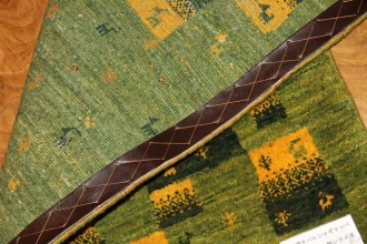 高品質手織りペルシャギャッベコルデスタンギャッベイラン製58444