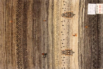 最高級ギャッベ玄関マットコルデスタン産地のメリノウール58366