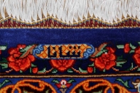 バラデザインシルク手織りペルシャ絨毯セール商品75131