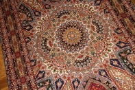 ペルシャ絨毯タブリーズ迫力ある珍しいデザイン59007