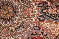 ペルシャ絨毯タブリーズ迫力ある珍しいデザイン59007