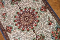 明るいシルクのペルシャ絨毯玄関マット56043