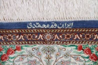 明るいシルクのペルシャ絨毯玄関マット56043