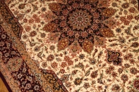 ハンドメイドシルクラグペルシャ絨毯クム99512