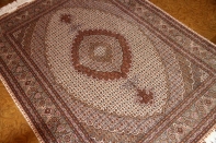 高級ペルシャ手織りタブリーズ産マヒデザイン57055