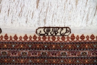 高級ペルシャ手織りタブリーズ産マヒデザイン57055