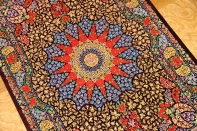 ペルシャ絨毯のクムシルクとても高品質マット57009