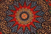 ペルシャ絨毯のクムシルクとても高品質マット57009