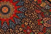 ペルシャ絨毯のクムシルクとても高品質マット57009