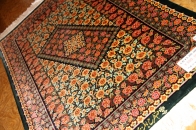 高級手織りペルシャ絨毯クムシルク48063