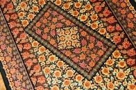 高級手織りペルシャ絨毯クムシルク48063