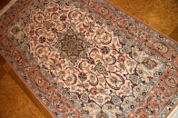 イスファハンラグ絨手織りペルシャカーペット50140