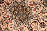 イスファハンラグ絨手織りペルシャカーペット50140