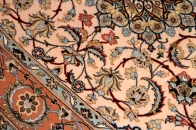 イスファハンラグ絨手織りペルシャカーペット50140