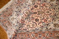 イスファハンラグ絨手織りペルシャカーペット50140