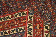 手織り高級キリムのセネ産地センターラグ124000