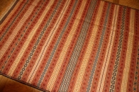 珍しい産地のキリムカラートストライプ模様29918