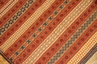 珍しい産地のキリムカラートストライプ模様29918