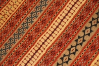 珍しい産地のキリムカラートストライプ模様29918