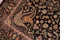 最高級ペルシャ絨毯シルク100%ラグサイズ60007