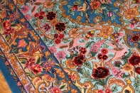 ペルシャ絨毯イスファハン、高級ハンドメイドラグ311600