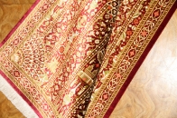 素敵な模様の絹玄関マットペルシャ織り50041