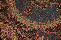 最高級手織りシルクペルシャ絨毯ジャムシディー工房60016