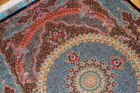 最高級手織りシルクペルシャ絨毯ジャムシディー工房60016