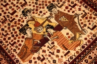 絶対,絶対見た事がないペルシャ絨毯1127