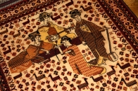 絶対,絶対見た事がないペルシャ絨毯1127